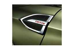 ΔΙΑΚΟΣΜΗΤΙΚΟ ΠΛΑΙΝΟ ΦΤΕΡΟΥ MITSUBISHI L200 '14- (ΣΕΤ)