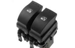 ΔΙΑΚΟΠΤΗΣ ΗΛΕΚΤΡΙΚΩΝ ΠΑΡΑΘΥΡΩΝ RENAULT MEGANE II/ MASTER II/ TRAFIC/ OPEL VIVARO A ΔΙΠΛΟΣ| 10PIN - ΜΑΥΡΗ ΦΙΣΑ