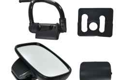 ΚΑΘΡΕΠΤΗΣ MITSUBISHI CANTER/FUSO '06-'15 ΜΕ ΜΠΡΑΤΣΟ ΚΑΙ ΚΕΦΑΛΗ 370X180MM (ΚΟΝΤΟ ΜΠΡΑΤΣΟ) ΑΡΙΣΤΕΡΟΣ