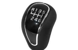 ΠΟΜΟΛΟ ΛΕΒΙΕ ΤΑΧΥΤΗΤΩΝ KIA CEED '12-'15 - 6 ΤΑΧΥΤΗΤΕΣ -R123456 - ΔΕΡΜΑ - ΜΑΥΡΟ