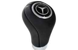 ΠΟΜΟΛΟ ΛΕΒΙΕ ΤΑΧΥΤΗΤΩΝ MERCEDES CL203/CLK200 KOMPRESSOR '00-'06/W204 - ΔΕΡΜΑ - ΜΑΥΡΟ - 'ΑΣΤΕΡΙ' - ΑΥΤΟΜΑΤΟ