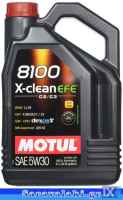 MOTUL 5W-30 8100 X-CLEAN EFE 5L FULL SYNTHETIC