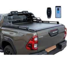 SMART ΡΟΛΟ ΑΛΟΥΜΙΝΙΟΥ ΗΛΕΚΤΡΙΚΟ ΜΕ PREMIUM LED ROLL-BAR SMART 7000E-ROLL+RB 430LED TOYOTA HILUX REVO 2016+&HILUX 2021+