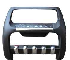 ΕΜΠΡΟΣΘΙΟΣ ΠΡΟΦ/ΡΑΣ (BULL-BAR) ΜΕ ΠΟΔΙΑ PRE 109 NISSAN NAVARA D40 2006+