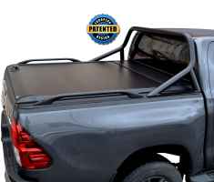 ΚΑΠΑΚΙ ΚΑΡΟΤΣΑΣ ΡΟΛΟ ΑΛΟΥΜΙΝΙΟΥ ΜΕ ΕΡΓΟΣΤΑΣΙΑΚΟΥ ΤΥΠΟΥ ΣΙΔΕΡΕΝΙΟ ROLL-BAR ΚΑΙ ΚΟΥΠΑΣΤΕΣ TEK 2 MAX 9080 ROLL+RB 416BL+KOUP 90BL TOYOTA HILUX REVO 2016+&HILUX 2021+