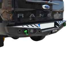 ΟΠΙΣΘΙΟΣ ΠΡΟΦΥΛΑΚΤΗΡΑΣ ΜΑΥΡΟΣ PRO 470BL FORD RANGER T6 2012+,T7 2017+& T8 2020