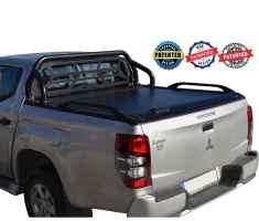 ΚΑΠΑΚΙ ΚΑΡΟΤΣΑΣ ΡΟΛΟ ΑΛΟΥΜΙΝΙΟΥ ΜΕ ΒΑΡΕΟΣ ΤΥΠΟΥ ΣΙΔΕΡΕΝΙΟ ROLL-BAR, ΑΨΙΔΑ ΤΖΑΜΙΟΥ ΚΑΙ ΚΟΥΠΑΣΤΕΣ TEK 908 ROLL+RB 405BL+KOUP 90BL MITSUBISHI L200 (TRITON) 2019+