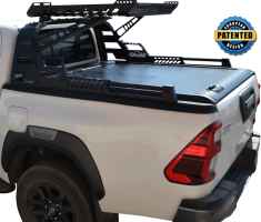 ΚΑΠΑΚΙ ΚΑΡΟΤΣΑΣ ΡΟΛΟ ΑΛΟΥΜΙΝΙΟΥ ΜΕ PREMIUM ROLL-BAR ΦΟΡΤΩΣΗΣ TEK 2 MAX 9080 ROLL+RB 430BAS TOYOTA HILUX REVO 2016+&HILUX 2021+