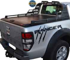 ΚΑΠΑΚΙ ΚΑΡΟΤΣΑΣ ΡΟΛΟ ΑΛΟΥΜΙΝΙΟΥ ΜΕ PREMIUM LED ROLL-BAR TEK 908 ROLL+RB 430LED FORD RANGER T6 2012+, T7 2017+ &T8 2020+