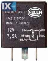 ΡΕΛΕ ΜΙΝΙ 12V 7,5A 5 ΕΠΑΦΕΣ ΜΕ ΔΙΟΔΟ HEL  4RA007507071 165906381 4B7971072AP 165906381 4B7971072AP 7203442 165906381 4B7971072AP 165906381 4B7971072AP