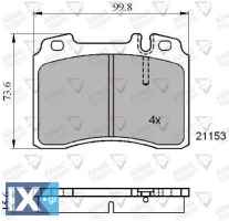 ΣΕΤ ΔΙΣΚΟΦΡΕΝΑ ΕΜΠΡ. MERCEDES  ADB01006 0024201920 0024203720 A0024201920 A0024203720