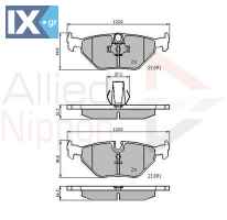 ΣΕΤ ΔΙΣΚΟΦΡΕΝΑ ΟΠΙΣΘ. BMW  ADB01011 34211163395 34212157591 34212157592 34216761281