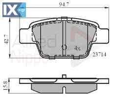 ΣΕΤ ΔΙΣΚΟΦΡΕΝΑ ΟΠΙΣΘ. FIAT  ADB01039 71769094 71772225 71796094 77362271 77362768 77363518 77364590 9949280