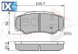 ΣΕΤ ΔΙΣΚΟΦΡΕΝΑ ΟΠΙΣΘ. FIAT-CITROEN-PEUGE  ADB01042 1611457780 425246 425247 425468 E172357 425246 425247 425468 E172357 71752985 71772527 77362274 77364860 9949407 9949408