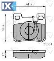 ΣΕΤ ΔΙΣΚΟΦΡΕΝΑ ΟΠΙΣΘ. MERCEDES  ADB01067 0024200020 0024200120 0024200999 A0024200020 A0024200120 A0024200999