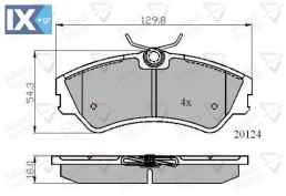 ΣΕΤ ΔΙΣΚΟΦΡΕΝΑ ΕΜΠΡ. VW  ADB01073 701698151 701698151C 701698151 701698151C 701698151 701698151C 701698151 701698151C