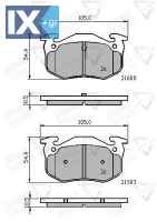 ΣΕΤ ΔΙΣΚΟΦΡΕΝΑ ΟΠΙΣΘ. RENAULT  ADB01080 7701203668 7701203919 7701204036