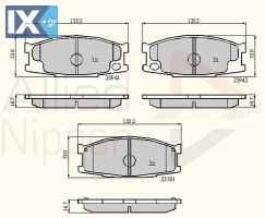 ΣΕΤ ΔΙΣΚΟΦΡΕΝΑ ΕΜΠΡ. MITSUBISHI  ADB01087 MC894589 MK499873
