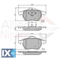 ΣΕΤ ΔΙΣΚΟΦΡΕΝΑ ΕΜΠΡ. AUDI-SKODA-VW  ADB01092 1J0698151L 3A0615116A 3A0615116B 3A0615151 3A0615151A 3A0698151 3A0698151A 4D0698151A 8D0615116B 8D0615116D 8D0698151A 8D0698151C 8D0698151F 8N0698151 1J06