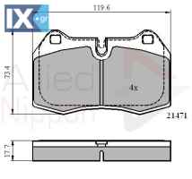 ΣΕΤ ΔΙΣΚΟΦΡΕΝΑ ΕΜΠΡ. BMW  ADB01097 34111161975 34111162210 34111162900 34111163921 34111163922 34111163923 34112227334 34116761249
