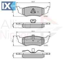 ΣΕΤ ΔΙΣΚΟΦΡΕΝΑ ΟΠΙΣΘ. CHRYSLER  ADB01100 05011630AA 05011631AA 05012651AA 05018208AA 05019767AA 05086567AA 05086567AB 4509374 4720644 4762669 4863784 5011630AA 5018208AA 5086567AA 5086567AB K05011630A