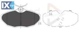 ΣΕΤ ΔΙΣΚΟΦΡΕΝΑ ΟΠΙΣΘ. JAGUAR  ADB01104 1W4Z2200AA 4W4Z2200AA C2C20585 C2C22316 C2C40194 C2C8342 XR812436