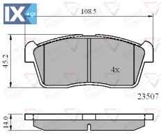 ΣΕΤ ΔΙΣΚΟΦΡΕΝΑ ΕΜΠΡ. SUZUKI  ADB01113 55210M79F00 5581076A00 5581076A01 5581076A02 5581076G00 5581076G02000 5581076G03 5581076G10 5581076G10000 5581080G00 5581080G01 5581080G02 5581080G04 5581080G05 5