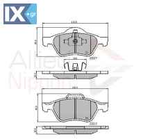 ΣΕΤ ΔΙΣΚΟΦΡΕΝΑ ΕΜΠΡ. RENAULT  ADB01115 410600012R 410607690R 7701206598 7701208183 7701209808 8671016178