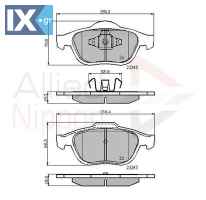 ΣΕΤ ΔΙΣΚΟΦΡΕΝΑ ΕΜΠΡ. RENAULT  ADB01116 410607716R 7701206599 7701206747 7701207615 7701207977 7701208182 7701209810 7702207615