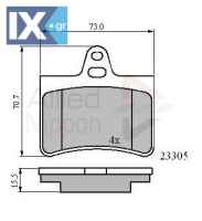 ΣΕΤ ΔΙΣΚΟΦΡΕΝΑ ΟΠΙΣΘ. CITROEN  ADB01122 425217 425290 425334 E172231 E172591