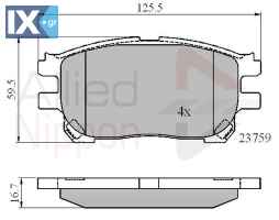 ΣΕΤ ΔΙΣΚΟΦΡΕΝΑ ΕΜΠΡ. TOYOTA  ADB01139 0446528490 446528410 446528460