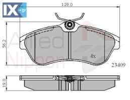 ΣΕΤ ΔΙΣΚΟΦΡΕΝΑ ΕΜΠΡ. CITROEN  ADB01146 1611334680 425237 425372 E172282