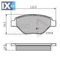 ΣΕΤ ΔΙΣΚΟΦΡΕΝΑ ΕΜΠΡ. RENAULT  ADB01159 410609192R 7701207673