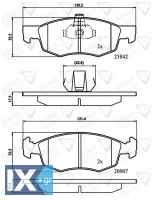 ΣΕΤ ΔΙΣΚΟΦΡΕΝΑ ΕΜΠΡ. FIAT  ADB01221 09948870 71770964 77362205 77363496 9948870