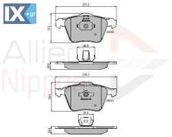 ΣΕΤ ΔΙΣΚΟΦΡΕΝΑ ΕΜΠΡ. VOLVO  ADB01280 274331 30769125 31262705