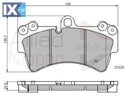 ΣΕΤ ΔΙΣΚΟΦΡΕΝΑ ΕΜΠΡ. AUDI - PORSCHE - VW  ADB01315 4L0698151C 7L0698151A 7L0698151C 7L0698151E 7L0698151G 7L0698151J 7L0698151P 7L0698151R 7L6698151A 7L6698151D 7L0698151A 7L0698151C 7L0698151E 7L0698
