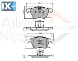 ΣΕΤ ΔΙΣΚΟΦΡΕΝΑ ΕΜΠΡ. VOLVO  ADB01322 274285 30769122 30793231 30793265