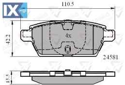 ΣΕΤ ΔΙΣΚΟΦΡΕΝΑ ΟΠΙΣΘ. MAZDA  ADB01514 GPYB263Z GPYB268Z