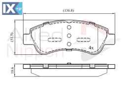 ΣΕΤ ΔΙΣΚΟΦΡΕΝΑ ΕΜΠΡ. PEUGEOT  ADB01525 1611293980 1614005880 3649088 425423 1610489680 1611140680 1611293980 1614005880 1646186180 425221 425238 425239 425240 425276 425338 1610489680 1611140680 16131