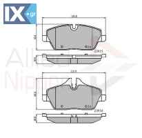 ΣΕΤ ΔΙΣΚΟΦΡΕΝΑ ΕΜΠΡ. BMW-MINI  ADB01531 34112288854 34112288855 34116767144 34116771838 34116774050 34112289143 34116767143 34116767144 34116771837 34116794056