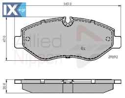 ΣΕΤ ΔΙΣΚΟΦΡΕΝΑ ΕΜΠΡ. MERCEDES  ADB01555 0044208320 0054202120 0054205220 0054207020 0064208420 0084205020 9064210010 9064210400 A0044206720 A0044208320 A0054202120 A0054205220 A0054207020 A0064208420