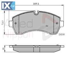 ΣΕΤ ΔΙΣΚΟΦΡΕΝΑ ΕΜΠΡ. MERCEDES-VW  ADB01569 0044206820 0044208220 004420822027 0054205320 9064210300 A0044206820 A0044208220 A004420822027 A0054205320 A4420822027 A9064210300 2E0698151A 2E0698151C 2E06