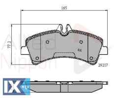 ΣΕΤ ΔΙΣΚΟΦΡΕΝΑ ΟΠΙΣΘ. MERCEDES-VW  ADB01575 0044208120 0054207420 0064202220 0064204520 5420742028 A0044208120 A0054207420 A0064202220 A0064204520 A5420742028 2E0698451A 2E0698451B 2E0698451A 2E069845