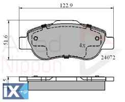 ΣΕΤ ΔΙΣΚΟΦΡΕΝΑ ΕΜΠΡ. FIAT  ADB01600 71772215 77362689 77362691 77364636