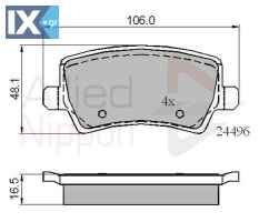 ΣΕΤ ΔΙΣΚΟΦΡΕΝΑ ΟΠΙΣΘ. VOLVO  ADB01613 1426144 1439866 1459450 1503969 1566233 1655233 1752093 6G912M008FA 6G912M008FB 6G912M008FC 6G912M008FD ME6GJ2M008FA 30671574 30671575 30675174 30742491 30742516