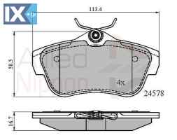 ΣΕΤ ΔΙΣΚΟΦΡΕΝΑ ΟΠΙΣΘ. CITROEN-FIAT-PEUGE  ADB01622 SU001A1065 425367 425368 425497 425367 425368 425497 425368 71770052 77364513 9467549087