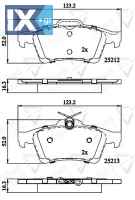 ΣΕΤ ΔΙΣΚΟΦΡΕΝΑ ΟΠΙΣΘ. FORD - VOLVO  ADB01629 1683374 1805813 1809458 2019129 5134101 AV612M008AA AV612M008AB AV612M008BA BV612M007B3A BV612M007BA MEAV6J2M008BA 30742031 31323501 31341324 31341327 3134