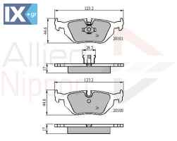 ΣΕΤ ΔΙΣΚΟΦΡΕΝΑ ΟΠΙΣΘ. BMW  ADB0166 34211160340 34211160341 34211160533 34211161455 34211161456 34211162446 34211162447 34211165233 34211165235 34212157617 34212157621 34216761238