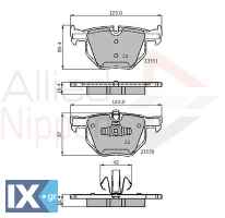 ΣΕΤ ΔΙΣΚΟΦΡΕΝΑ ΟΠΙΣΘ. BMW  ADB01671 34121288895 34121288896 34212288895 34212288896 34216769105 34216775678 34216790762 34216791938