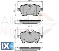ΣΕΤ ΔΙΣΚΟΦΡΕΝΑ ΕΜΠΡ. MINI  ADB01673 34116770251 34116778320 34112289146 34116770251 34116778320 34116798469 34119804735 34119808705